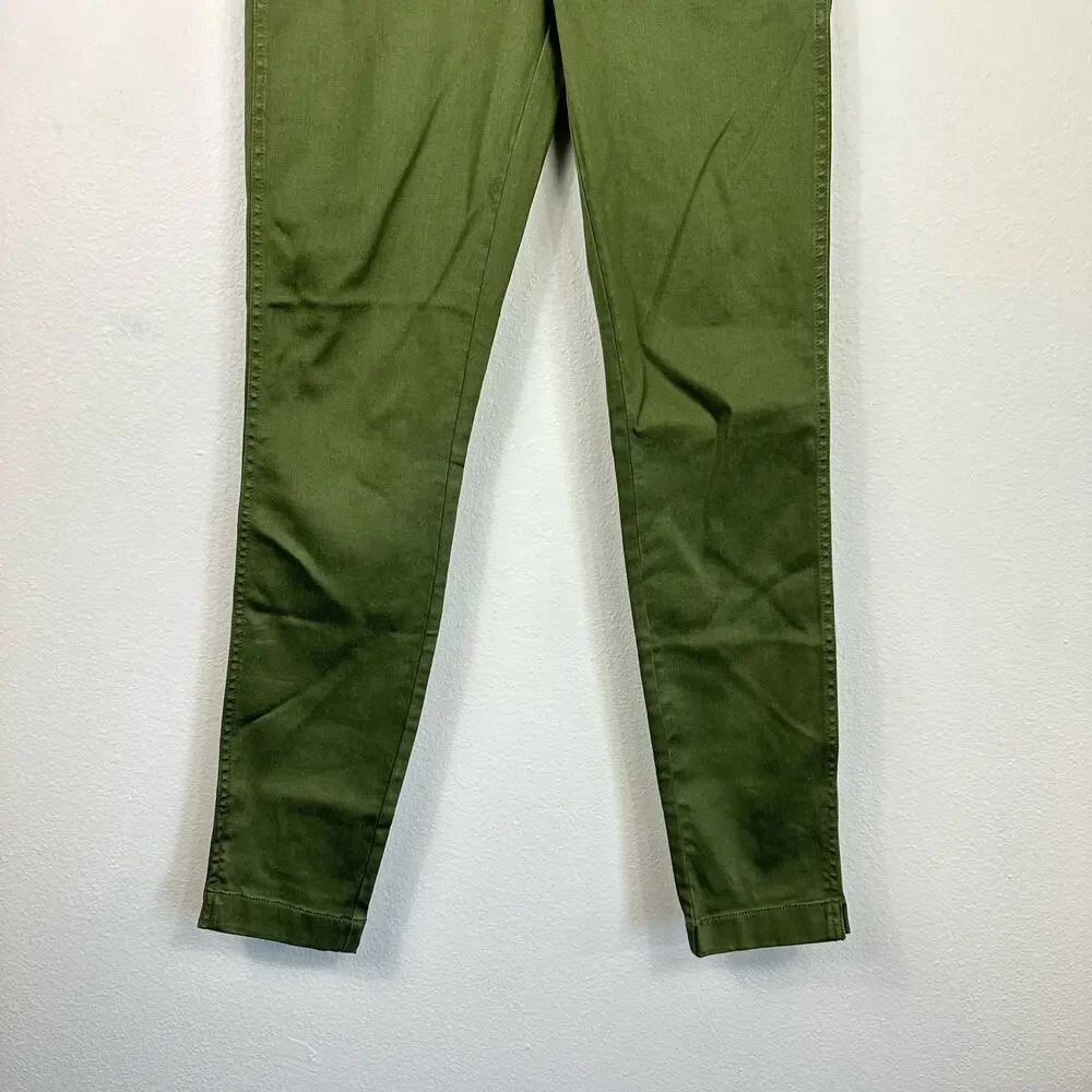 NWT J. Crew 9" Cargo Toothpick Pant Green 26 - Picture 5 of 16